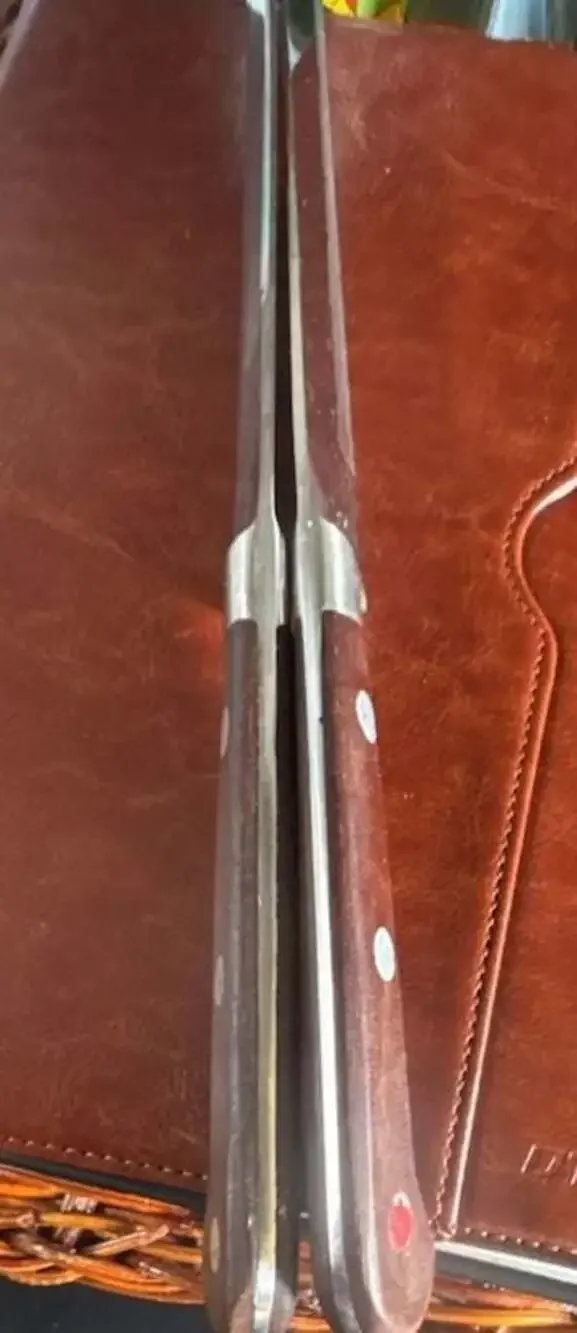 Vintage Kirk's Forged Stainless Sheffield England Carving Slicing Knife Set